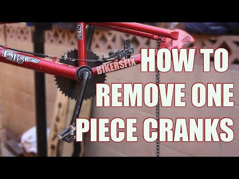 How to Remove One Piece Cranks Bottom Bracket bb