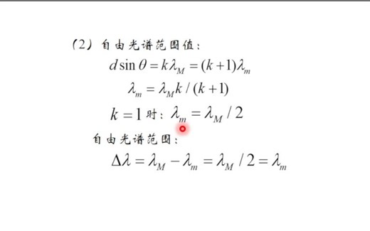 光学第十七讲闪耀光栅