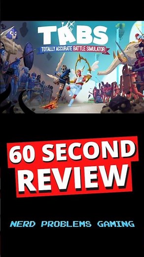 Totally Accurate Battle Simulator (TABS) 1-Minute Review