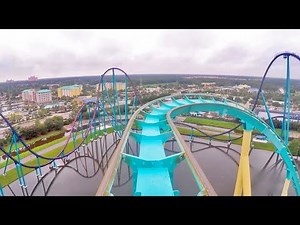 Kraken FULL RIDE POV 4K | SeaWorld Orlando Front Row