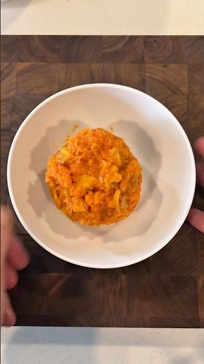 Puerto Rican Sweet Potato Mofongo 🇵🇷🥔 | Easy Mofongo Recipe #shorts