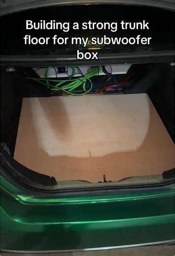 Building a Strong Trunk Floor for My Subwoofer Box