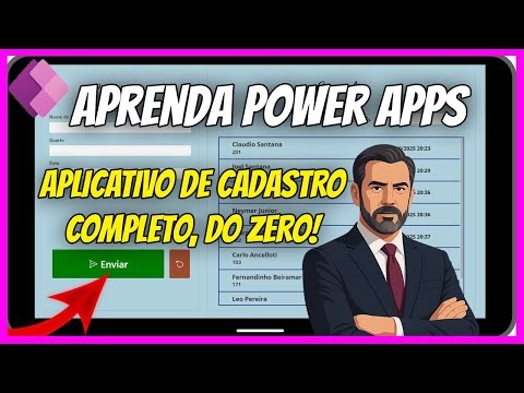 POWER APPS + EXCEL | Criei um APP de cadastro COMPLETO em 20 minutos