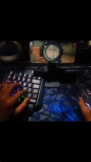 #freefire max mobile gaming keyboard mouse 🖱️⌨️mini setup