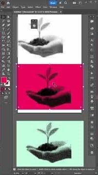 🎨 Creating the cool Halftone Effect in Photoshop & Illustrator!