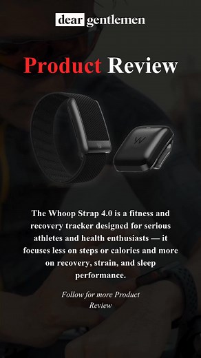Optimize your performance with the Whoop Strap 4.0—track recovery, sleep, and daily strain like a pro. ⌚ #FitnessTech #PerformanceTracking #MensHealth #WearableTech #DearGents #Reel | Dear Gents | Facebook