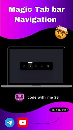 Magic Tab Bar ✨ HTML CSS JS
