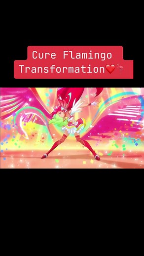 Anime ~ Tropical Rouge Precure Character ~ Takizawa Asuka/Cure Flamingo TAGS ||#themagicharp #prismheartz #precure #cureflamingo
