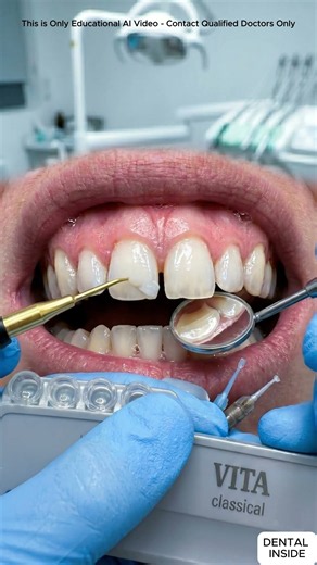 How Dental Resin Gap Correction Is Done 🦷 Uneven Tooth Spacing Closure Explained