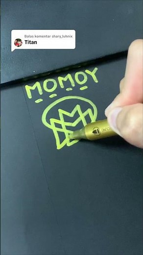 Desain logo MOMOY | komen nama kamu #logos #logonama #logodesign #namechallenge