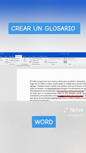 #normas #normasapa #glosario #crear #word #codeve70