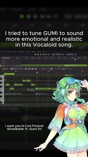 I tried to tune GUMI SV to sound more realistic!