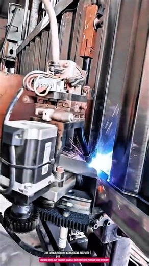 Machine Welds 360° Circular Seams at High Speed with Precision Gear Rotation