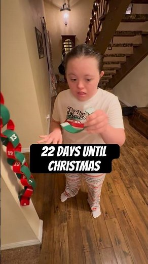 22 days until Christmas #autism #downsyndrome #caregiverlife #countdowntochristmas #christmas2025
