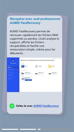 Comment récupérer un fichier RAW