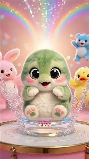 Turtle Music Song for Kids | Fun Animal Cartoon Dance