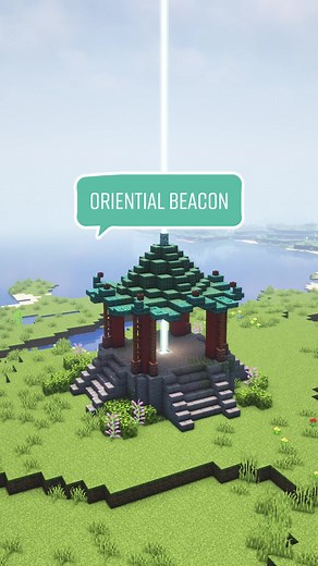 Oriental Beacon Build Ideas in Minecraft
