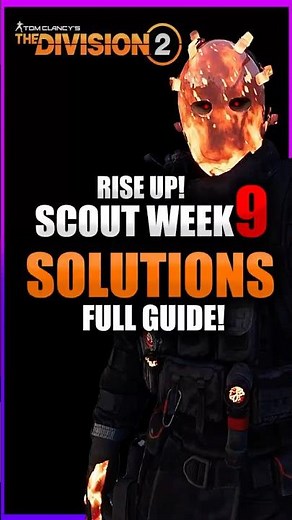 Manhunt Scout 9 Full Guide! #division2builds #division2build #legendary #division2 #manhuntguide