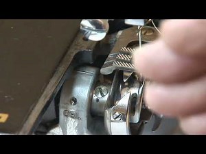 How to adjust the Pfaff 130 needle to hook adjustment part 1