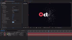 How to make particles logo & text animation with After Effects - using paid plugin - 92