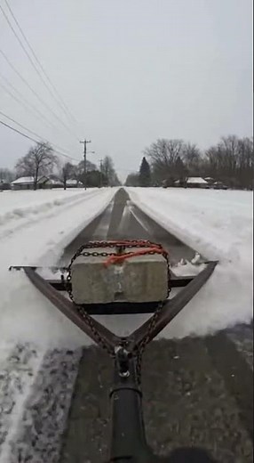 World's Cheapest DIY Snow Plow Hack That Actually Works! ❄️💥 (No Shovel Needed)
