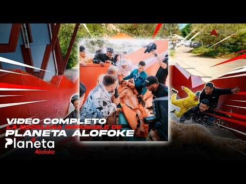 Santiago Matias is taken away in an ambulance after the Impossible Staircase Challenge on Planet ...