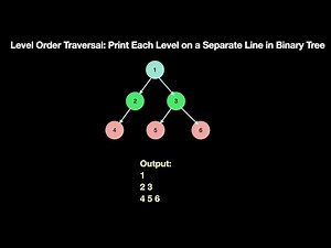 Level Order Traversal (BFS): Print Each Level of a Binary Tree on a Separate Line | Medium