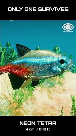 Only the Strong Survive 😱 Fish Eat Fish Part | Epic Ocean Battle #3dcomparison #monster #seamonsters