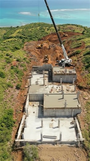 FROM EMPTY LAND TO A LUXURY VILLA pt.4 #construction #fyp #edit #trump #football