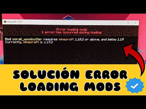 SOLUTION LOADING MODS ( MINECRAFT) ✔