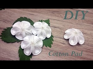 DIY Cotton Pad Flower | Simple & Beautiful Craft Tutorial