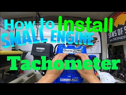 How to Install Small Engine Tachometer on @DuroMaxPower 7hp engine