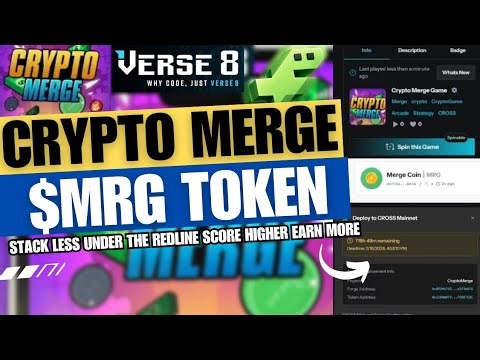 Crypto Merge Game $MRG Token Live Now on Verse8 x Cross Forge