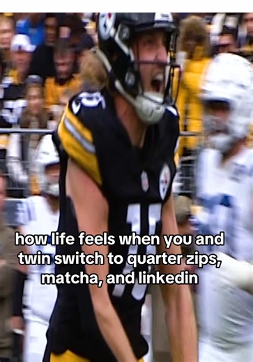 just wait til we find out about cardigans #steelers #quarterzip #matcha