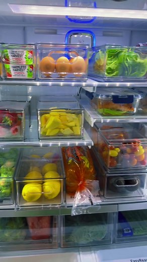 Organized my refrigerator. Now everything is in its proper place! It’s the little things that make life easier! #healthy #kitchenorganization #diy