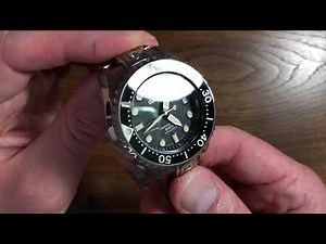 Seiko MarineMaster MM600 GMT spring drive review, model number SBDB001