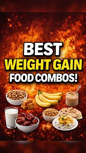 Struggling to GAIN WEIGHT? These simple food combos help increase calorie intake naturally when eaten consistently. 🥜 Groundnuts & jaggery – healthy fats natural carbs 🌰 Roasted chana & jaggery – protein energy-dense carbs 🍌 Banana & peanut butter – quick energy good fats 🥛 Milk & dates – easy calories, easy digestion 🥚 Eggs & potatoes – protein carbs 🫓 Whole wheat chapati & paneer – balanced carbs protein 🍛 Dal rice & ghee – simple home food that works 👉 These combos support healthy wei