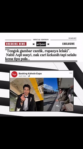 Nak try Imran Aqil tapi Dahlia Rizal punya, Nabil Aqil pulak siapa punya..?😌 Cr: mstaronline #pasangan #gfriend #nabilaqil | Booking Kahwin Expo