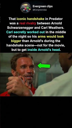 The Predator Handshake Was A Real Competition #moviefacts