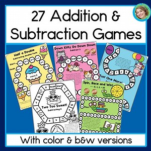 1st Grade Math Fluency Games Strategies Mental Math Addition and Subtraction - Etsy