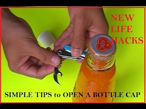 How to Open a Bottle without a Bottle Opener