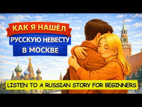 Learn Russian by Listening | Simple Love Story in Moscow