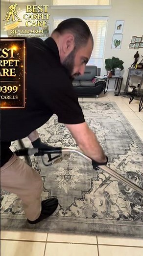 Years of Odor Trapped Inside This Area Rug. Never Cleaned