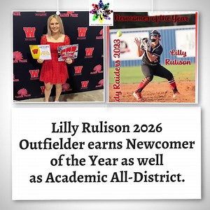 Lilly Rulison 2026 Outfielder earns Newcomer of the Year as well as Academic All-District. #TeamCSA #NCAASoftball #dothework #Uncommitted #ladyraiders @CSA_Athletes @Texasglory @16uGloryNaudin @ednaudin @lillyrulison | Collegiate Sports Advocate