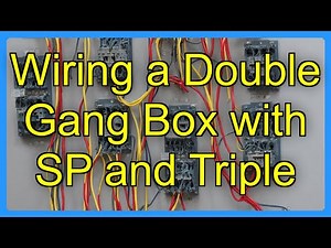 Wiring a Double Gang Box with SP and Triple
