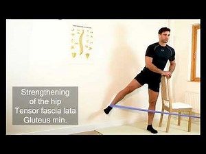 Leg abduction exercise standing (35b)