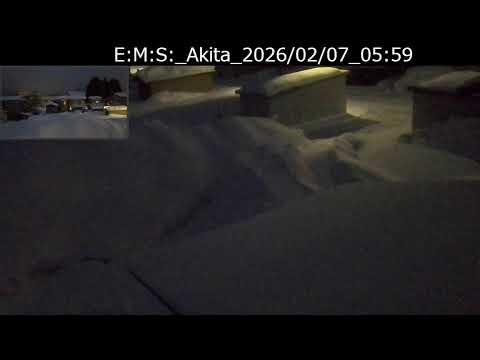 横手市増田町の窓景