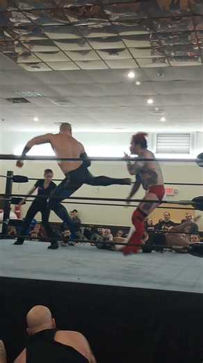 Josh Woods And Matt Mako Dominate Tag Team Action #jcw #gcw #prowrestling #wrestling #aew #wwe #tna