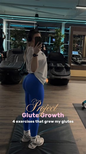 The right exercises, lots of the right food and consistency & creatine = growing those glutes 🍑 These are some of my staples over the years! #2026goals #glutegrowth #girlswholift #gymgirlaesthetic #gluteworkouts