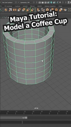Maya Tutorial: Model a Coffee Cup
